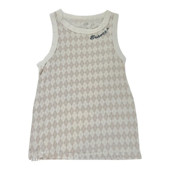 MLB Gray Diamond Pattern PJ Set - Picture 1 of 2